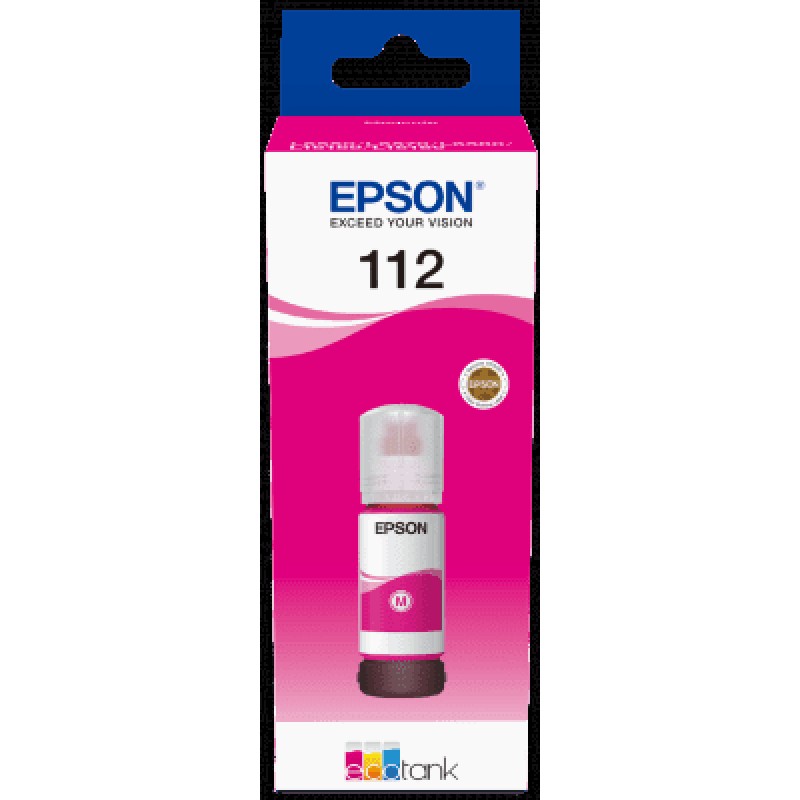 Epson Ecotank Ink Bottle 112MG Magenta