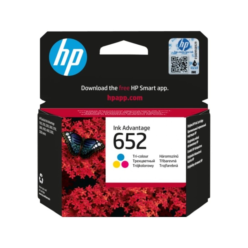 Hp Ink Cartidge 652 Colour