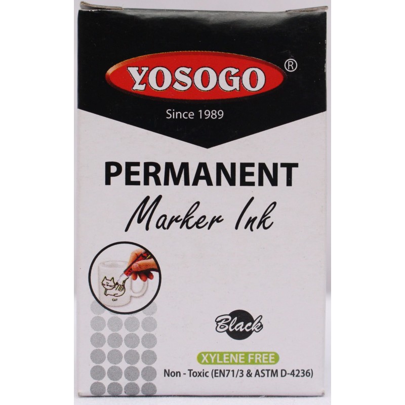 Yosogo Permanent Black Ink Marker