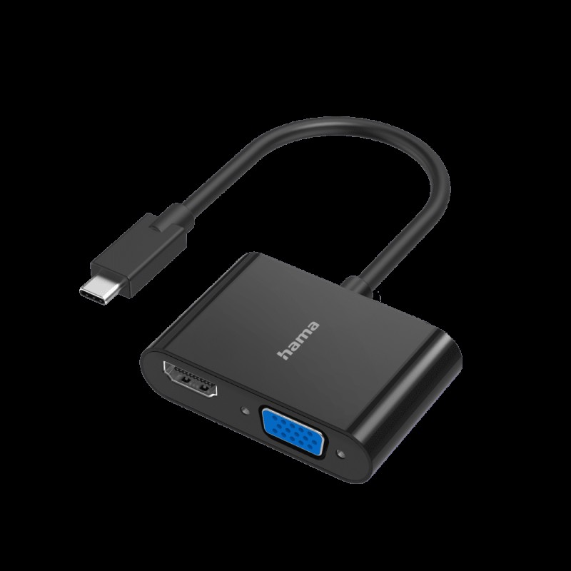 Hama USB-C 2in1 UltraHD VGA & HDMI Video Adapter (200313)