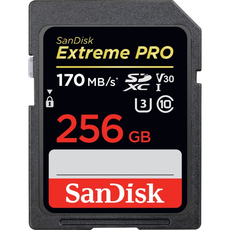 SanDisk SD Card for Camera 256GB Extreme Pro SanDisk SD Card for Camera 256GB Extreme Pro