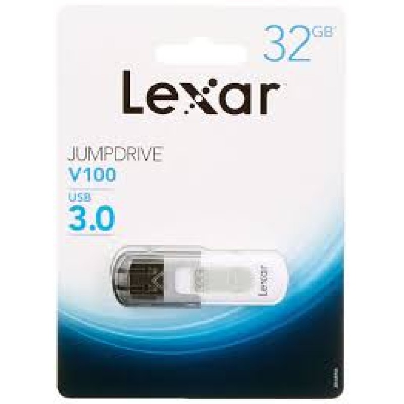 Lexar JumpDrive 32GB V100 USB 3.0 flash drive, Global