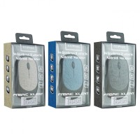 Cliptec Wireless Fabric Silent Mouse-RZS 855 Asstd
