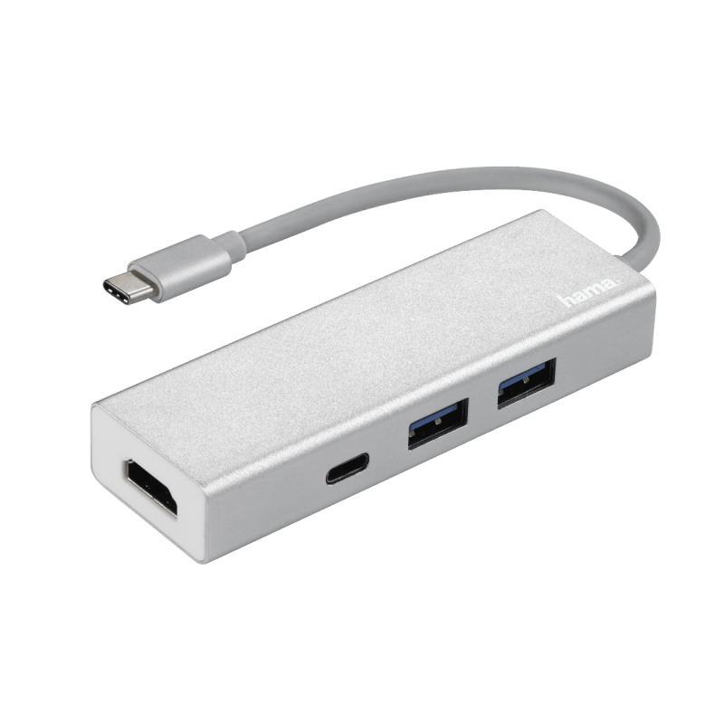 HAMA 4in1 USB-C MULTIPORT ADAPTER WITH HDMI (200107)