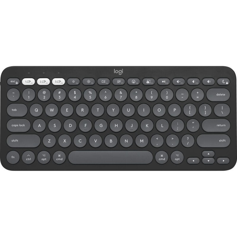 Logitech Pebble Keys 2 K380s Multi-Device Bluetooth Keyboard Tonal Graphite Logitech Pebble Keys 2 K380s Multi-Device Bluetooth Keyboard Tonal Graphite