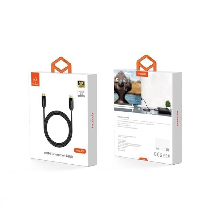 Mcdodo HDMI To HDMI 2.0 Cable 2M-CA-7180 Mcdodo HDMI To HDMI 2.0 Cable 2M-CA-7180