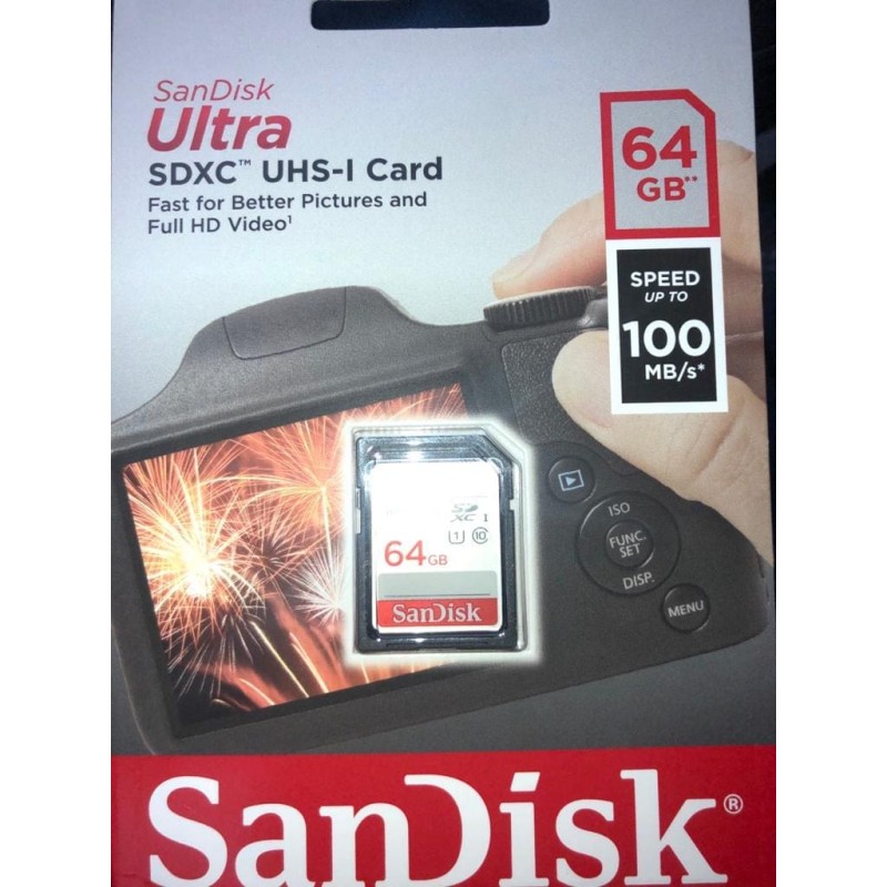 SanDisk SD Card for Camera 64GB