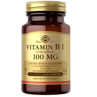 Solgar Vitamin B1 (Thiamin) 100 mg Vegetable Capsules
