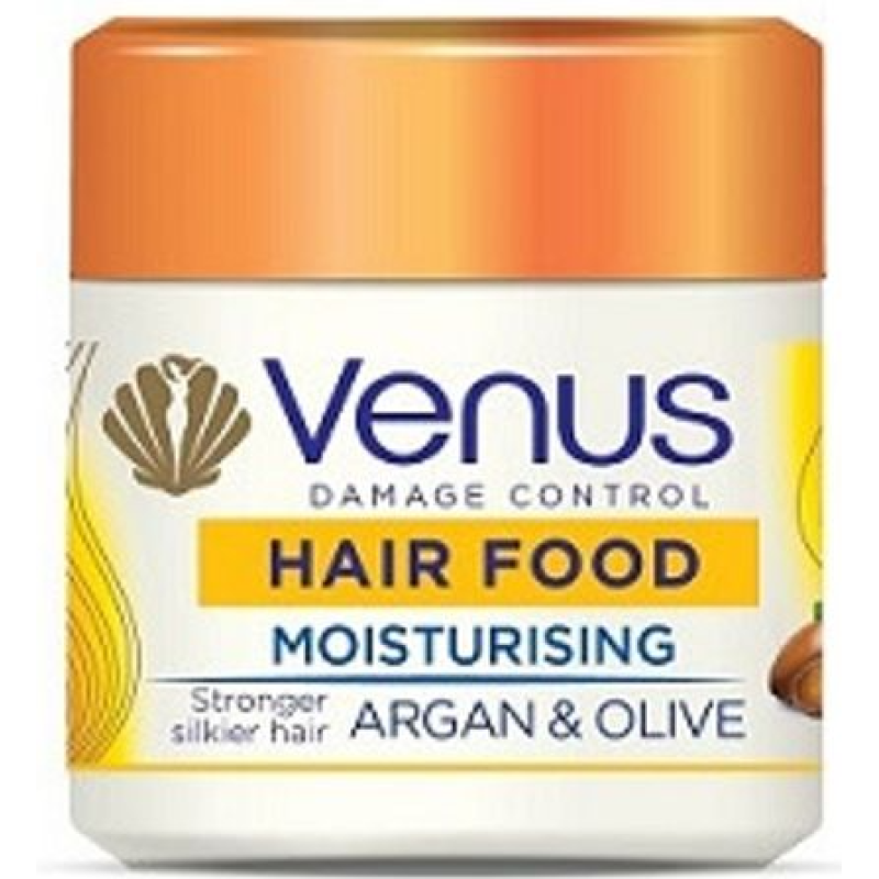 VENUS DAMAGE CONTROL MOISTURISING ARGAN AND OLIVE PROMADE HAIR FOOD 100ml