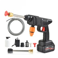Mythco Cordless Portable 300W Pressure Washer, 6 In 1 Nozzle, 10-cell Battery