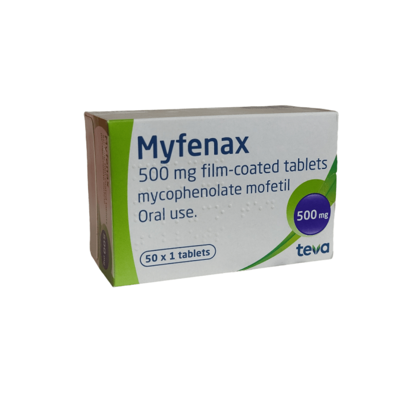 Myfenax Mycophenolate 500mg 50 Tablets Myfenax Mycophenolate 500mg 50 Tablets
