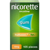 Nicorette Fruit Fusion 4mg 105 Gums Nicorette Fruit Fusion 4mg 105 Gums