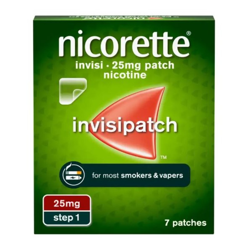 Nicorette Invisipatch 25mg 7 Patches