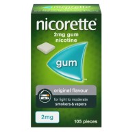 Nicorette Original 2mg 105 Gums