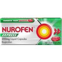 Nurofen Express Liquid 10 Capsules 200mg
