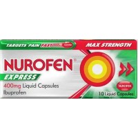Nurofen Express Liquid 10 Capsules 400mg