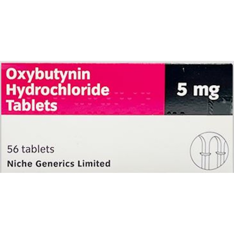 Oxybutynin 5mg 56 Tablets