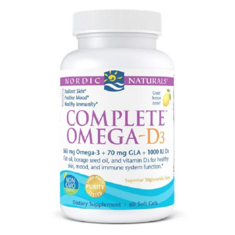 Nordic Naturals Complete Omega-D3 120 Soft Gels Nordic Naturals Complete Omega-D3 120 Soft Gels