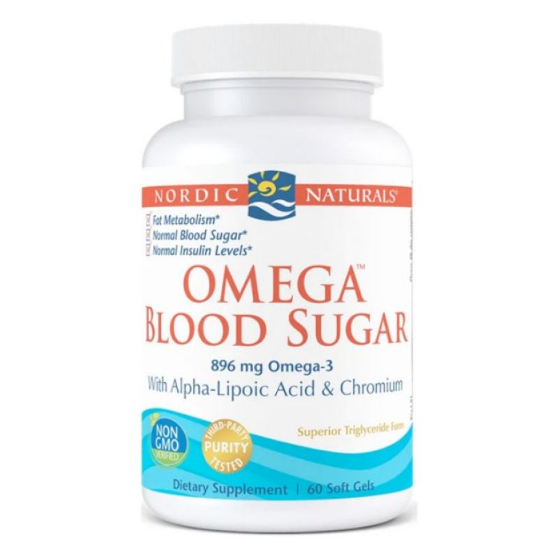 Nordic Naturals Omega Blood Sugar 60 Soft Gels