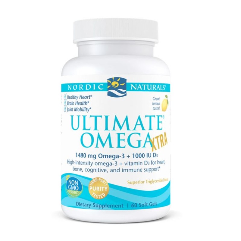 Nordic Naturals Ultimate Omega Xtra 60 Soft Gels