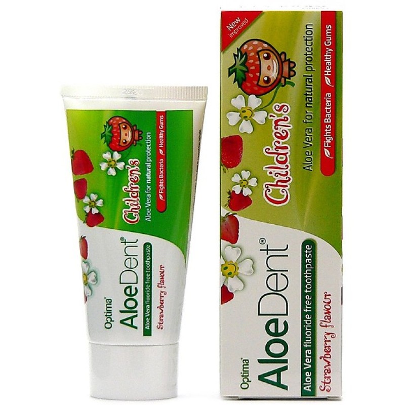 Optima Aloe Vera Children's Toothpaste Strawberry 50ml