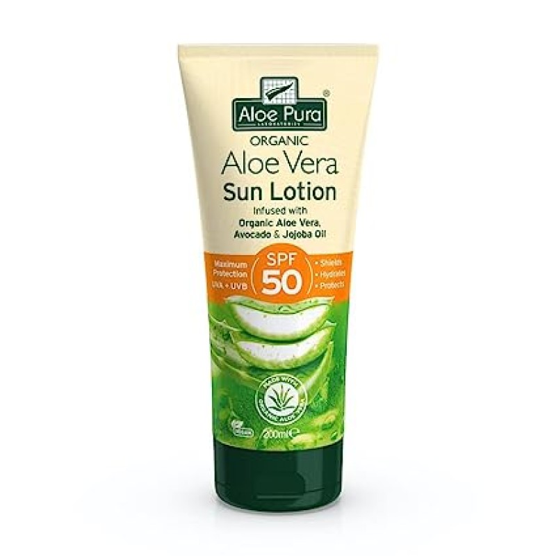 Optima Aloe Vera Lotion SPF 50 200ml