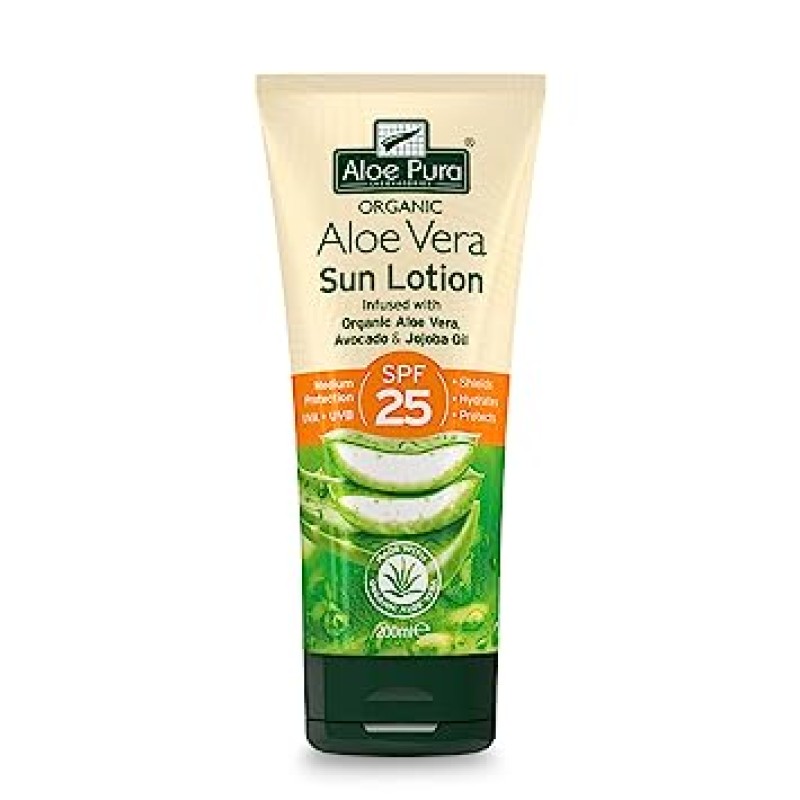 Optima Aloe Vera Sun Lotion SPF 25 200ml