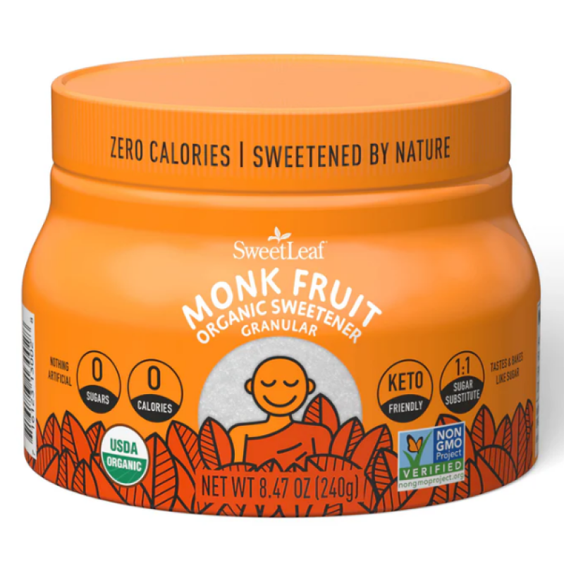 Sweetleaf Granular Monk Fruit Organic Sweetener 240g