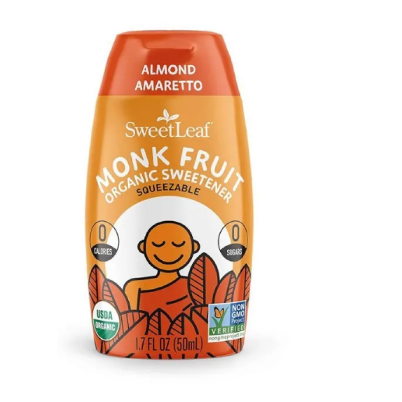 Sweetleaf Organic Monk Fruit Almond Sweetener 50ml