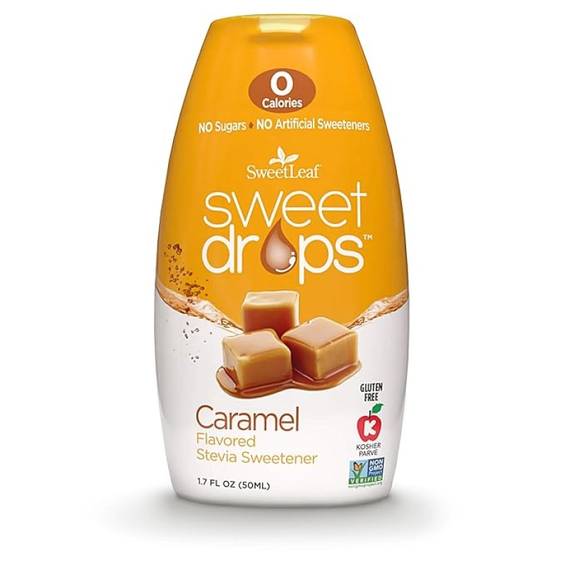 Sweetleaf Organic Monk Fruit Caramel Sweet Drops Sweetener 50ml