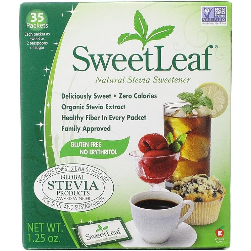Sweetleaf Stevia Sweetener 35 Packets Sweetleaf Stevia Sweetener 35 Packets
