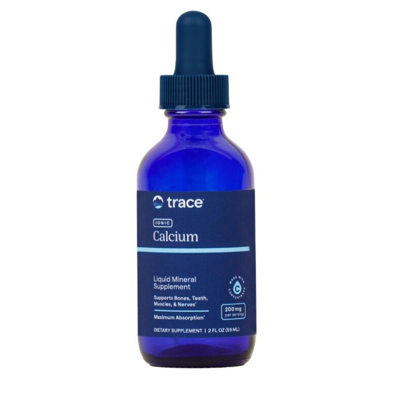 Trace Minerals Ionic Calcium 200mg - 2FL 59ml