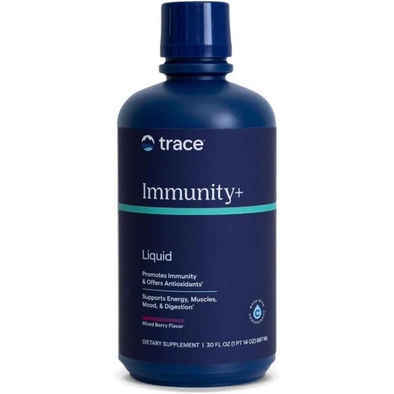Trace Minerals Liquid Immunity + Mixed Berry (30fl 14Oz) 887ml