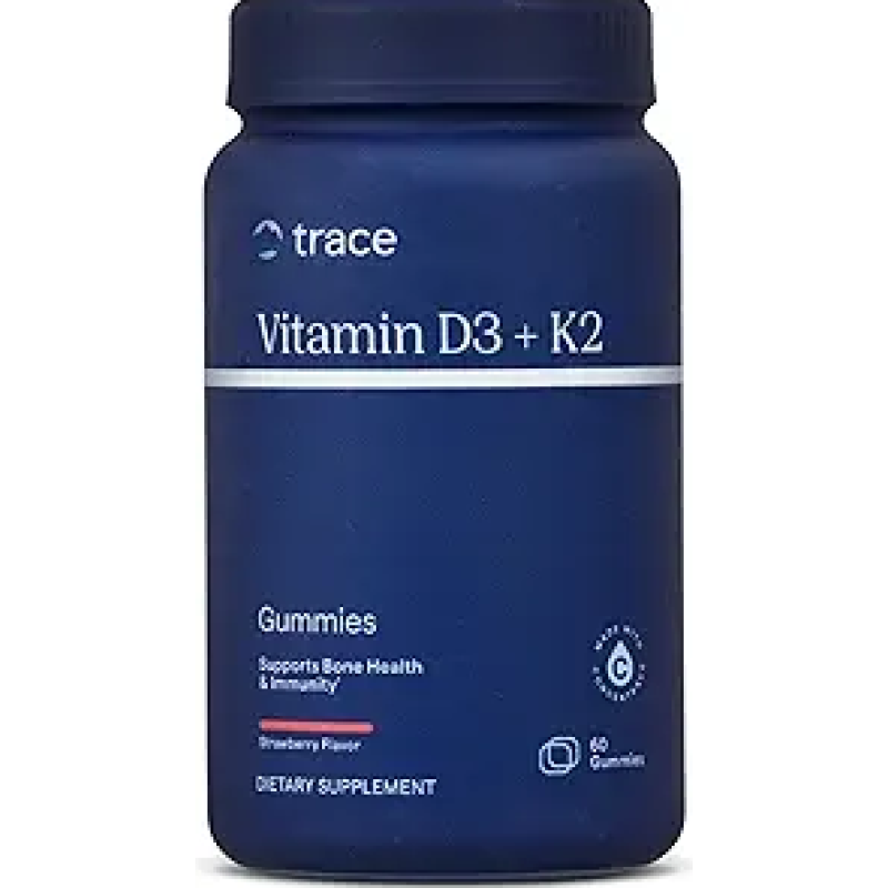Trace Minerals Vitamin D3+K2 60 Gummies