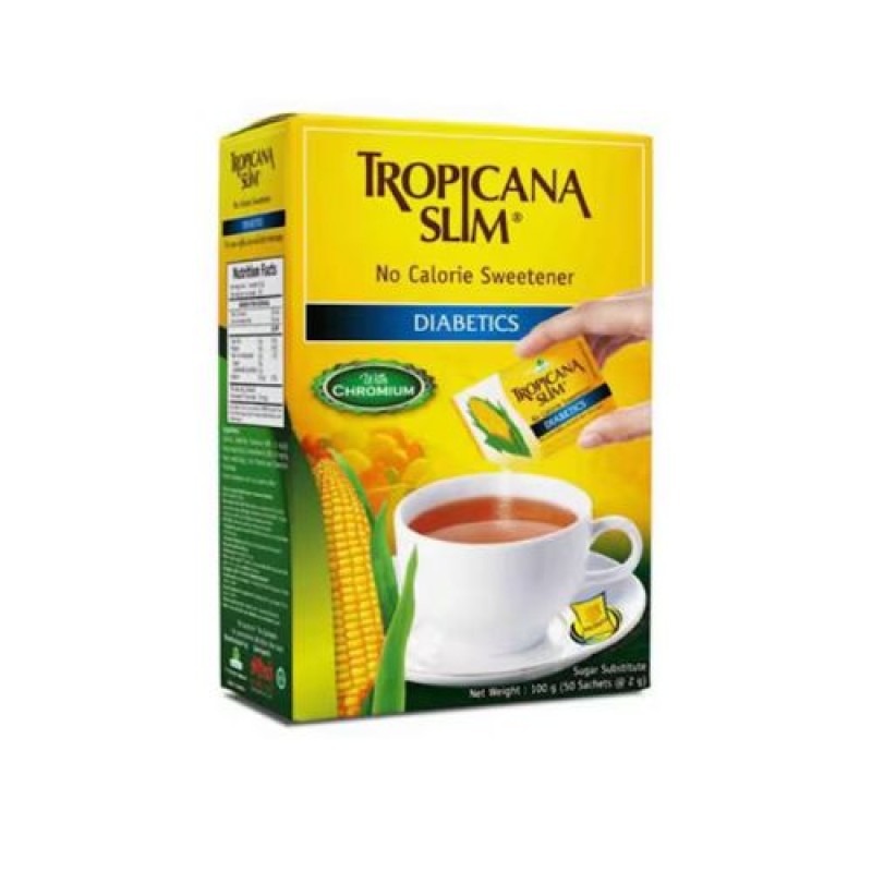 Tropicana Slim Diabetics-No Calorie Sweetener 25 Sachets