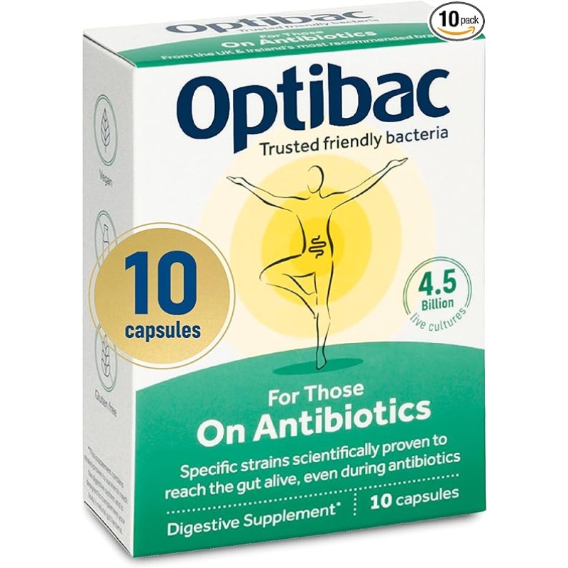 Optibac Probiotics For Those On Antibiotics 10 Capsules