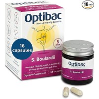Optibac Probiotics Saccharomyces Boulardii 16 Capsules