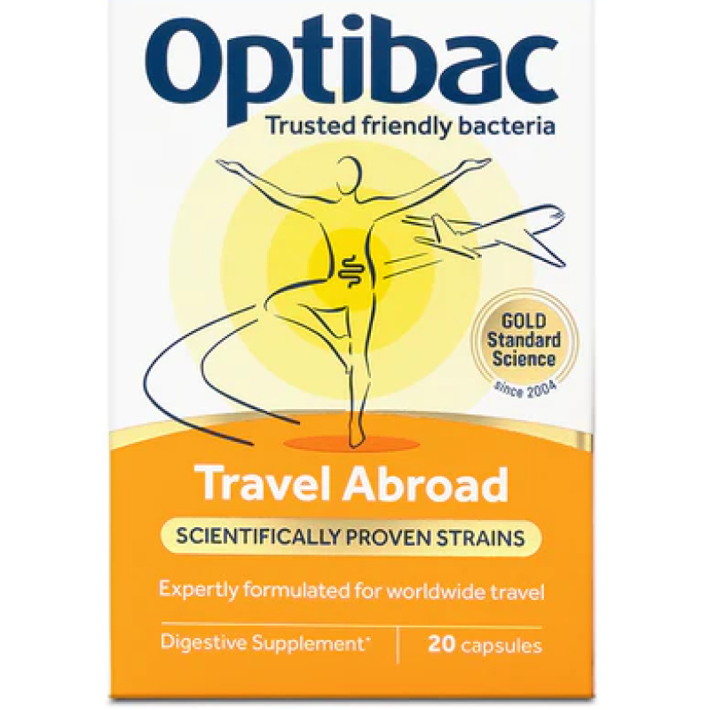 Optibac Probiotics For Travelling Abroad 20 Capsules