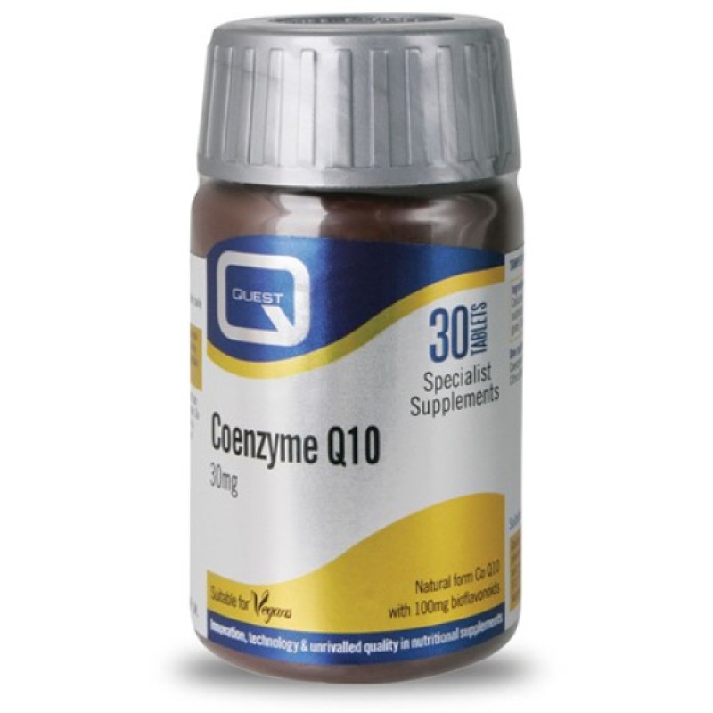 Quest Coenzyme Q10 30mg 30 Tablets