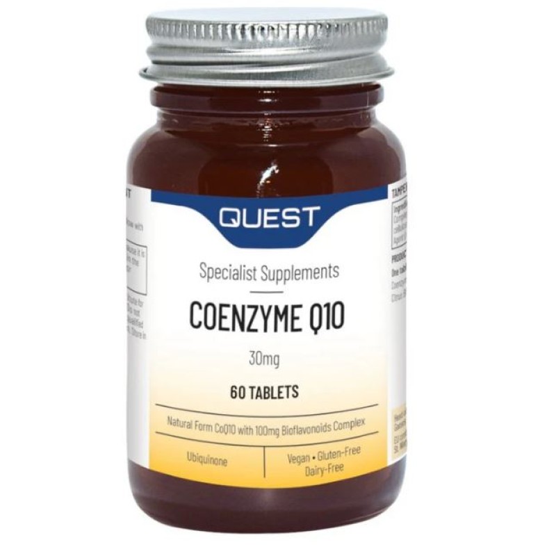 Quest Coenzyme Q10 30mg 60 Tablets Quest Coenzyme Q10 30mg 60 Tablets