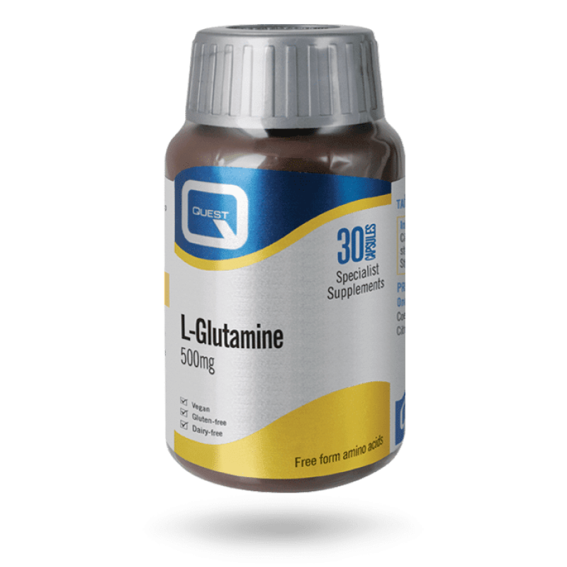 Quest L-Glutamine 500mg 30 Capsules