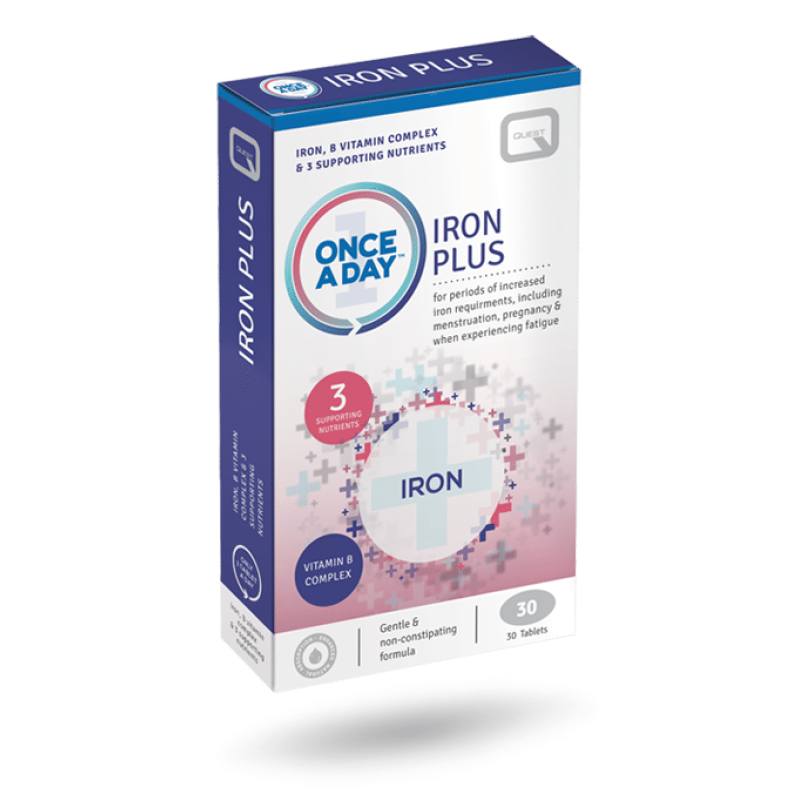 Quest Once a Day Iron Plus 30 Tablets Quest Once a Day Iron Plus 30 Tablets