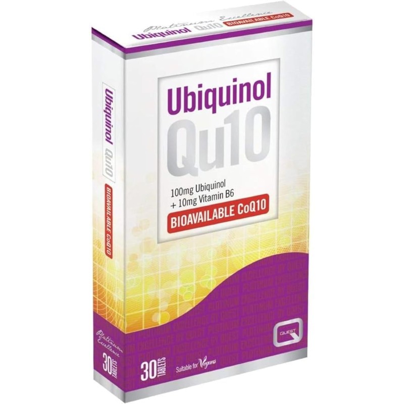 Quest Ubiquinol QU10 100mg 30 Tablets