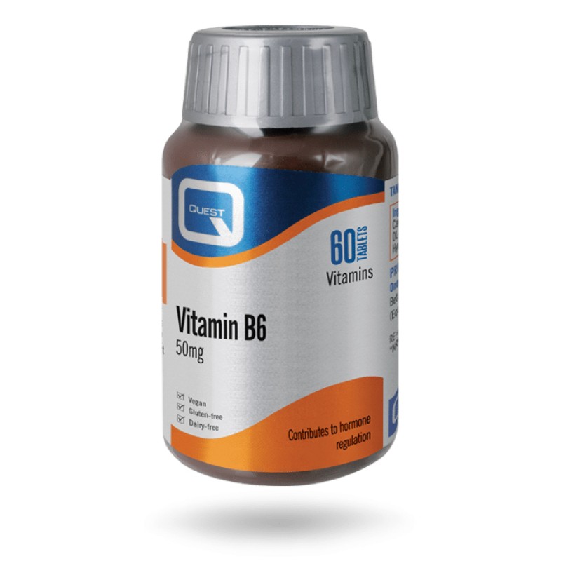 Quest Vitamin B6 50MG 60 Tablets