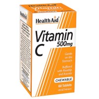 Healthaid Vitamin C 500mg 60 Chewable Tablets