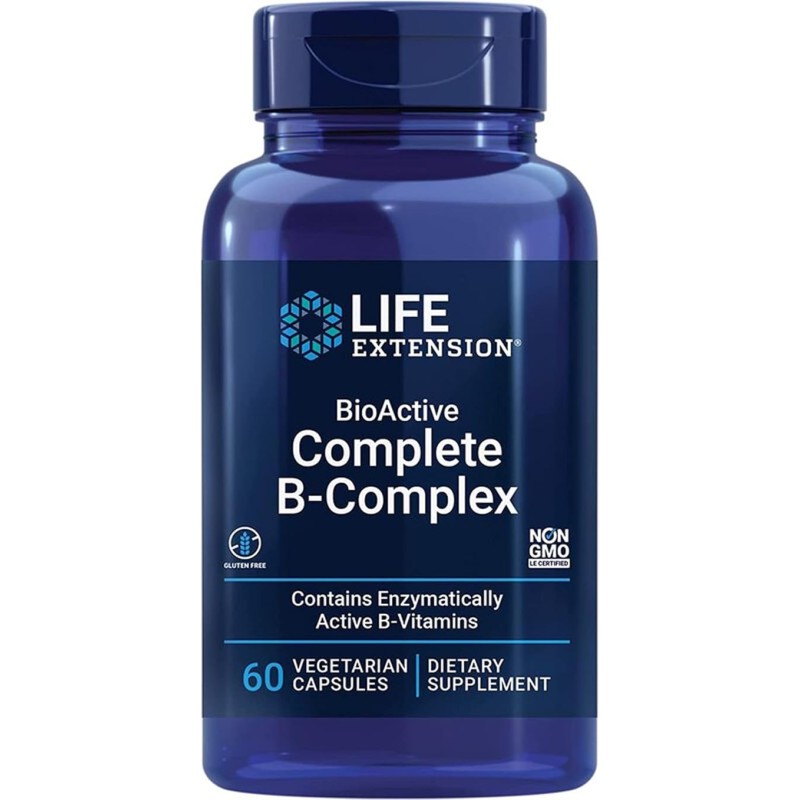 Life Extension Bioactive Complete B-Complex 60 Capsules