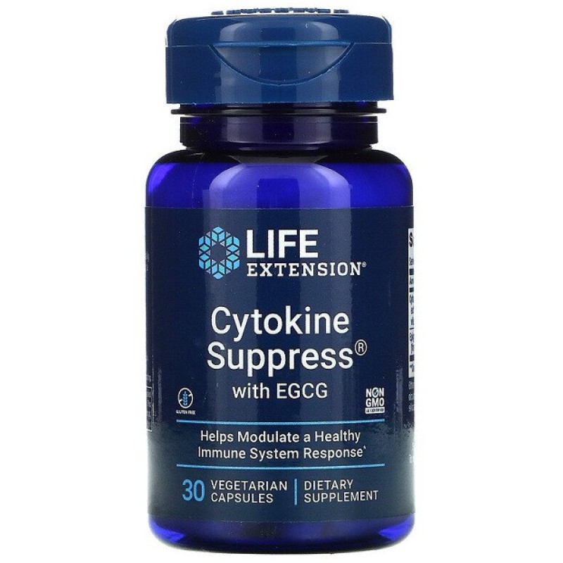 Life Extension Cytokine Suppress With EGCG 30 Capsules