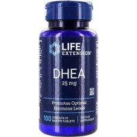 Life Extension Dhea 25mg 100 Capsules