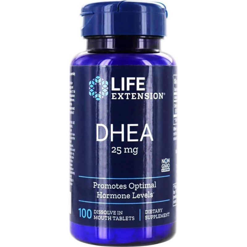 Life Extension Dhea 25mg 100 Capsules