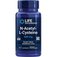 Life Extension NAC-N-Acetyl-L-Cysteine 600mg 60 Capsules